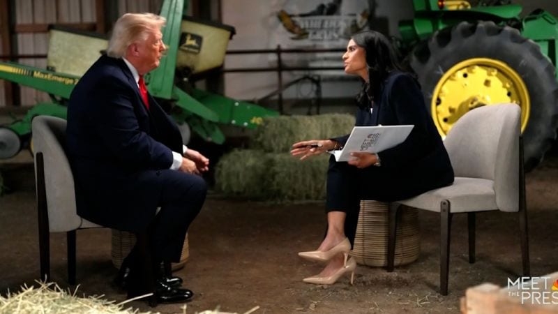 Trump rage-quit live TV. Legend.
