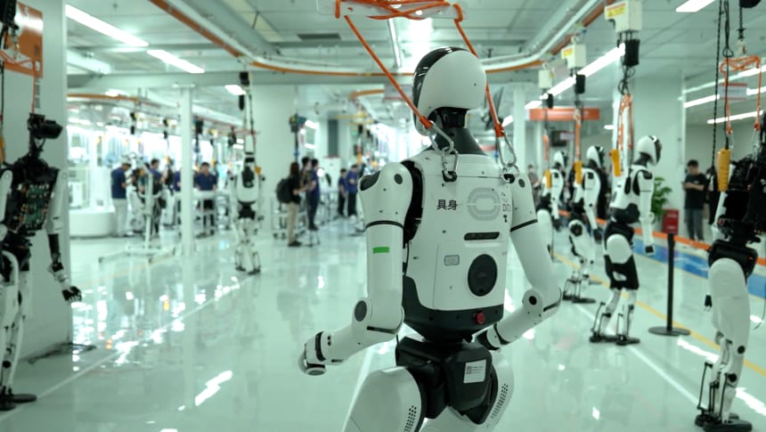 Čínští roboti přelétají sami
